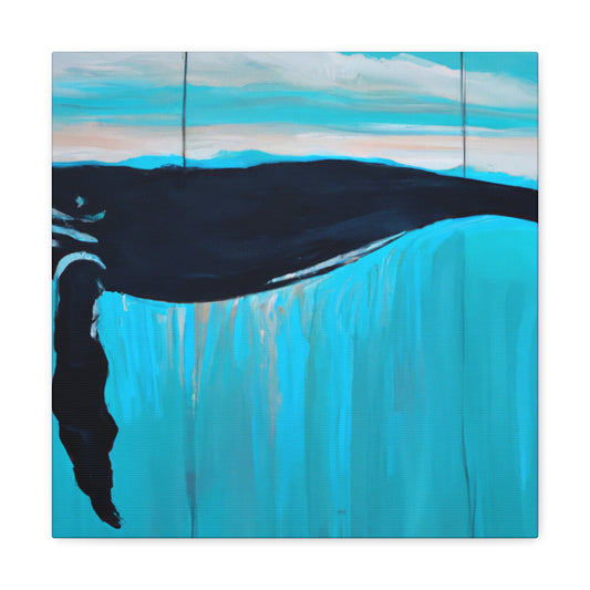 "Welcoming Humpback Whales" - Canvas