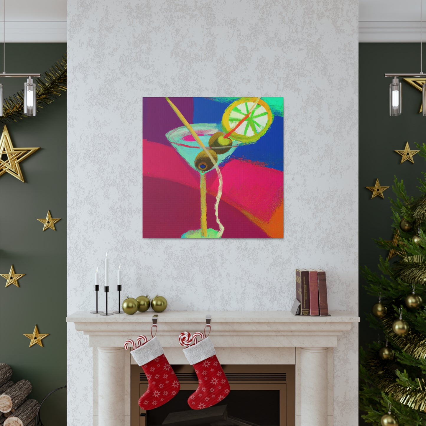 Martini Joyful Celebration - Canvas