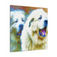 "Great Pyrenees Abstraction" - Canvas