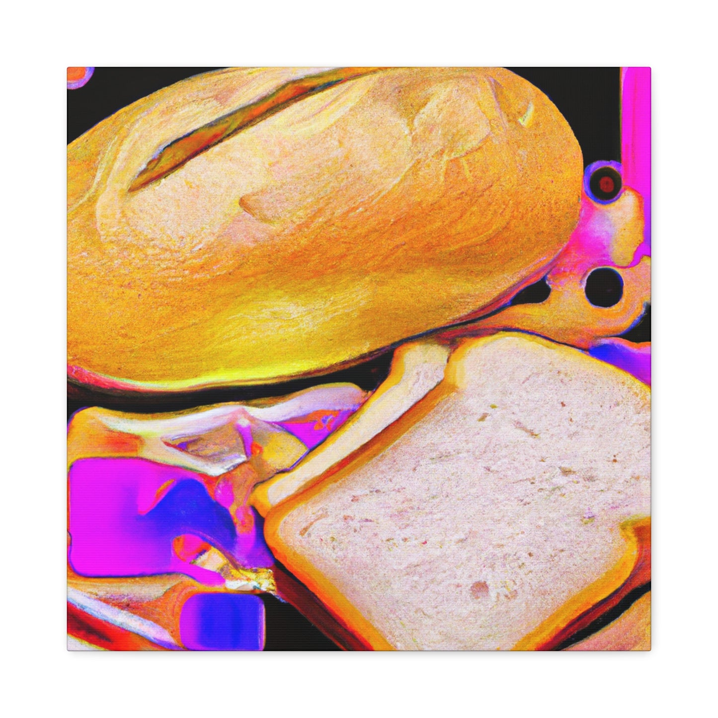 Bread amid Fauvism - Canvas