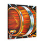 "Whiskey In a Barrel" - Canvas