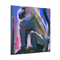 "Baboon in Abstract Color" - Canvas