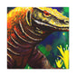 Komodo Dragon Majesty. - Canvas