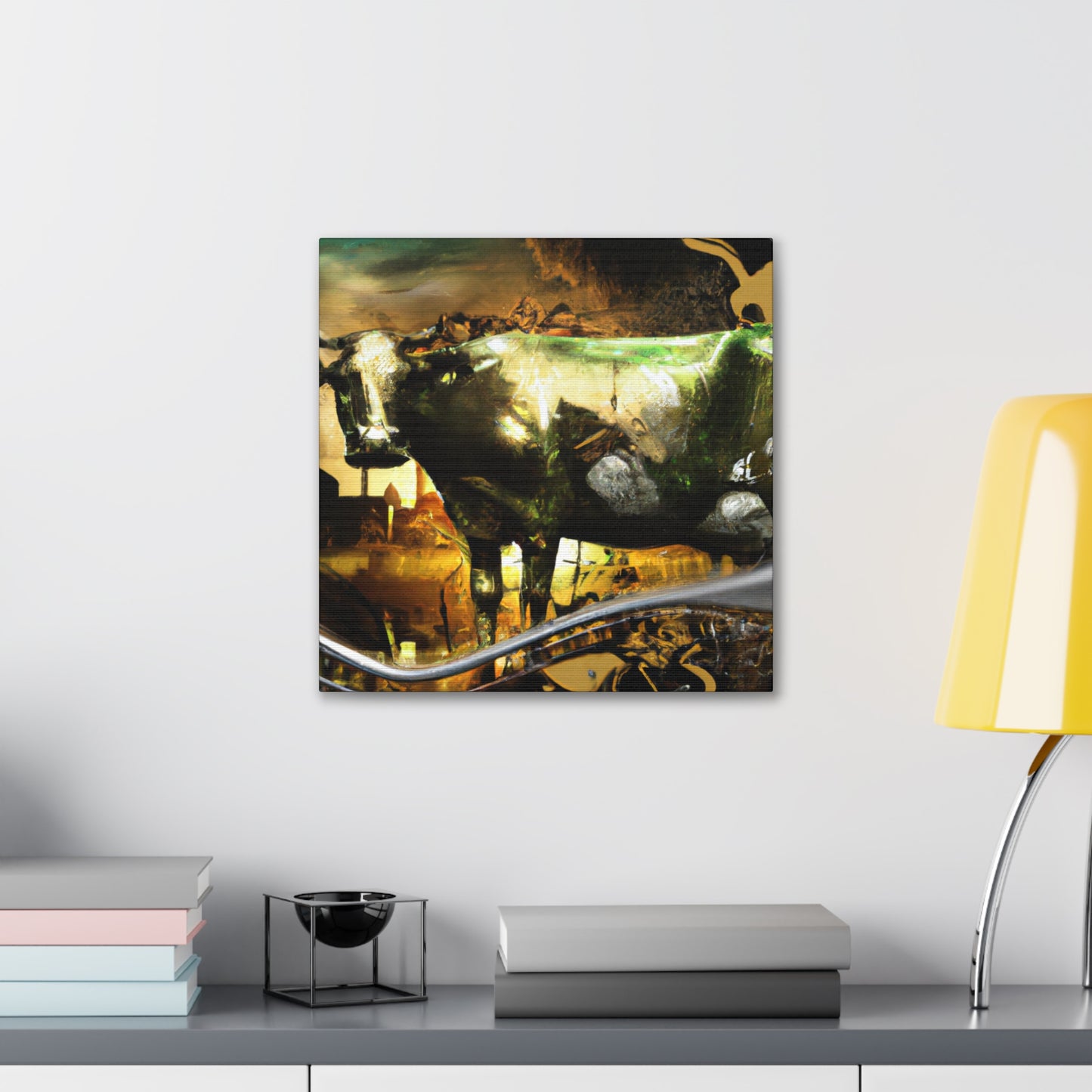 Milking the Dream Cow - Canvas