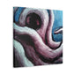 Octopus in Abstract Space - Canvas