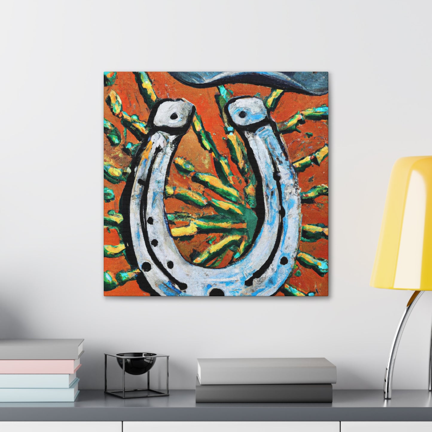 "Horseshoe Forge: Art" - Canvas