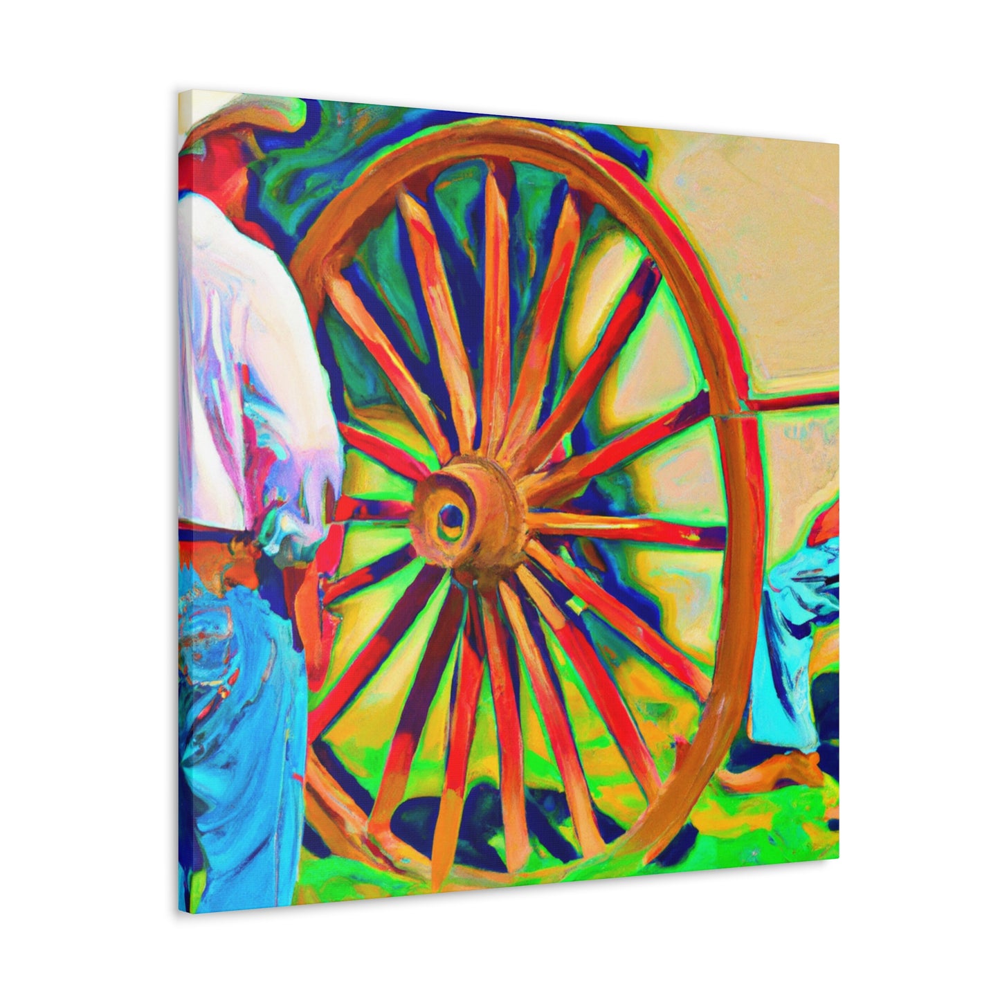 Wheeling Into Impressionism - Canvas