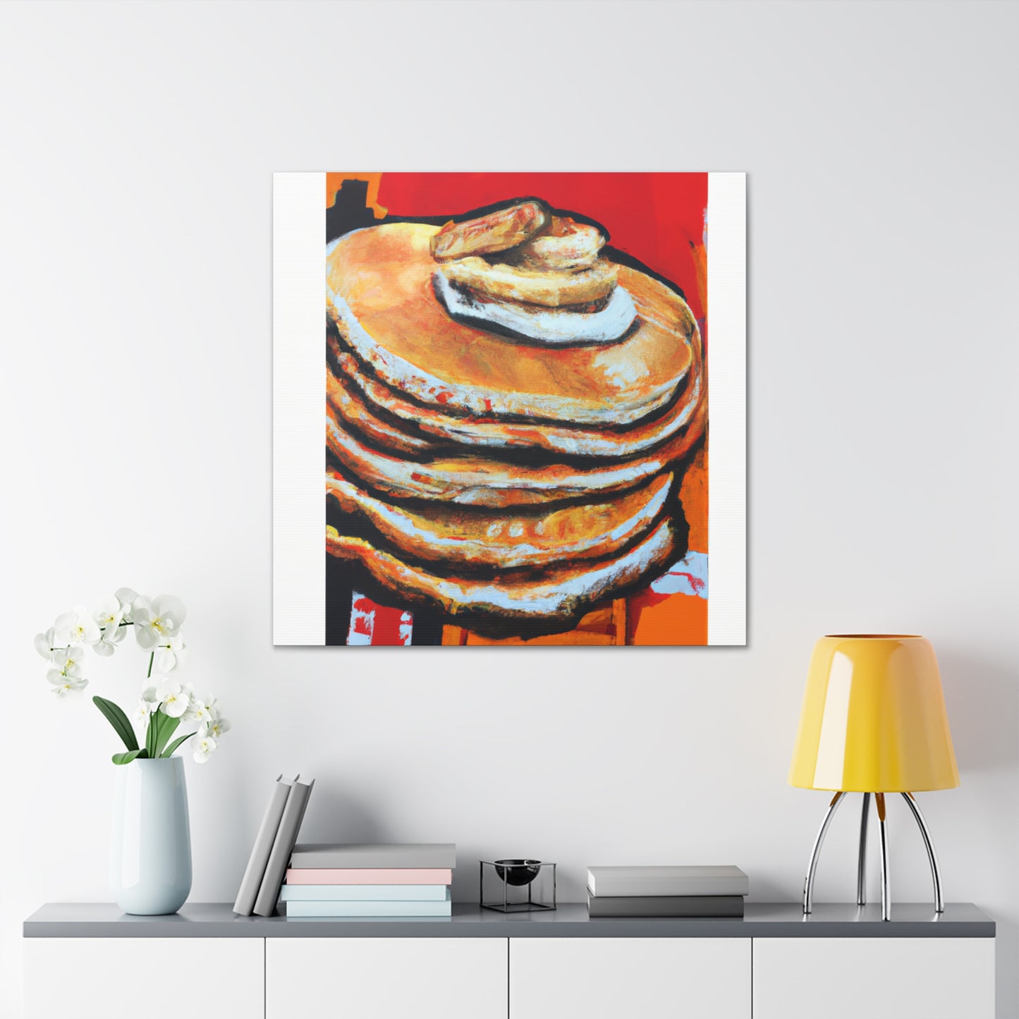 "Pancakes in the City" - Canvas