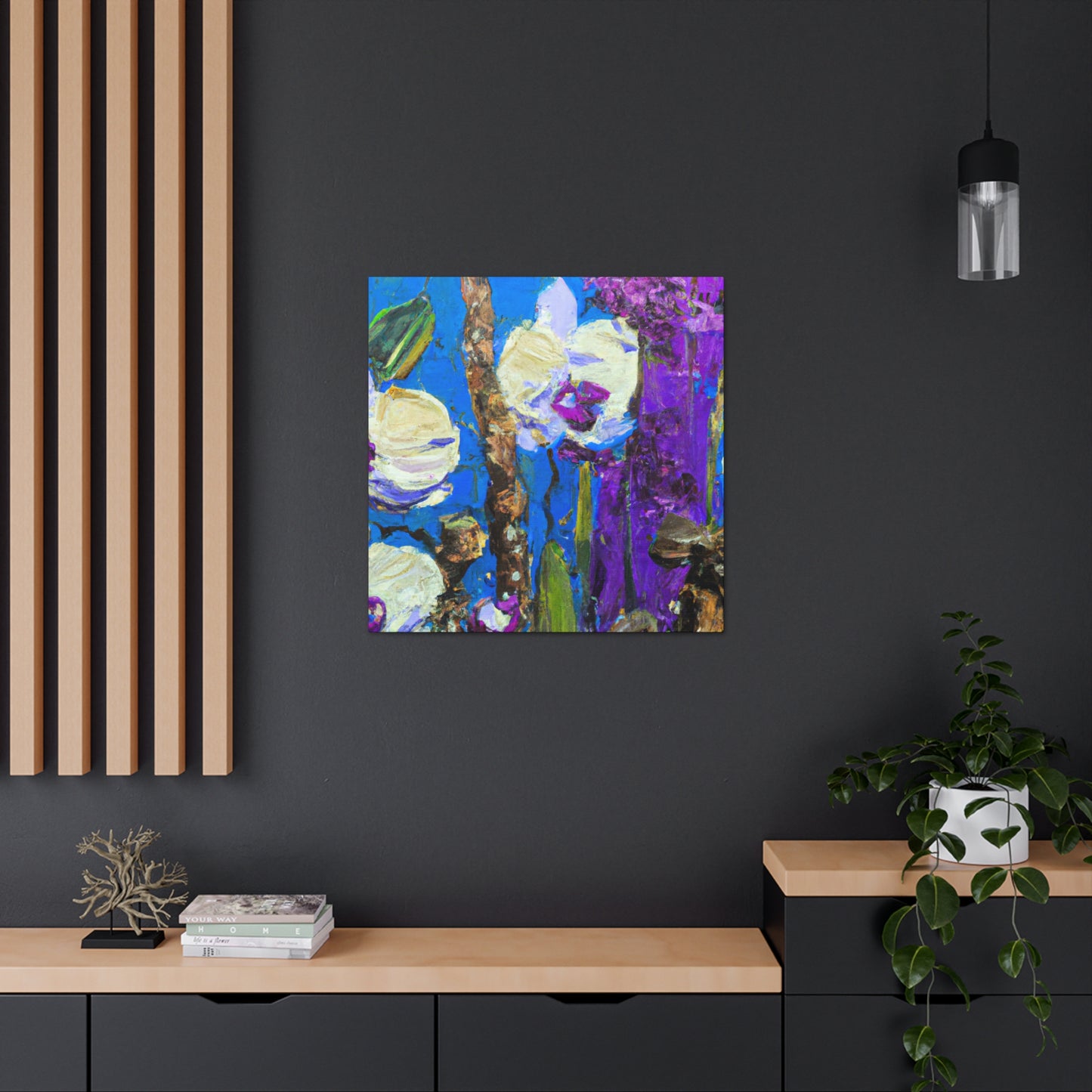 "Orchid in Abstraction" - Canvas