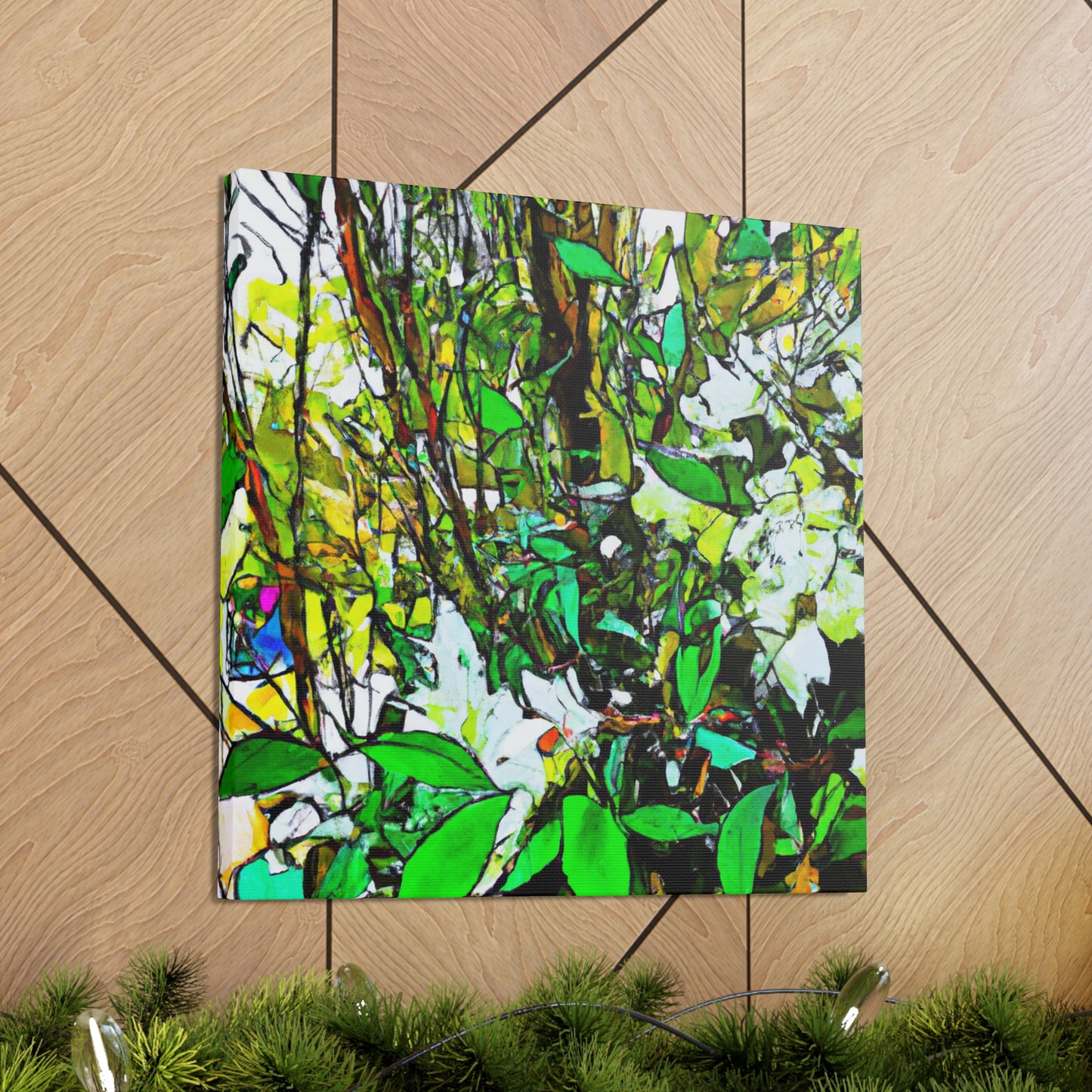 "Gardenia in Abstraction" - Canvas