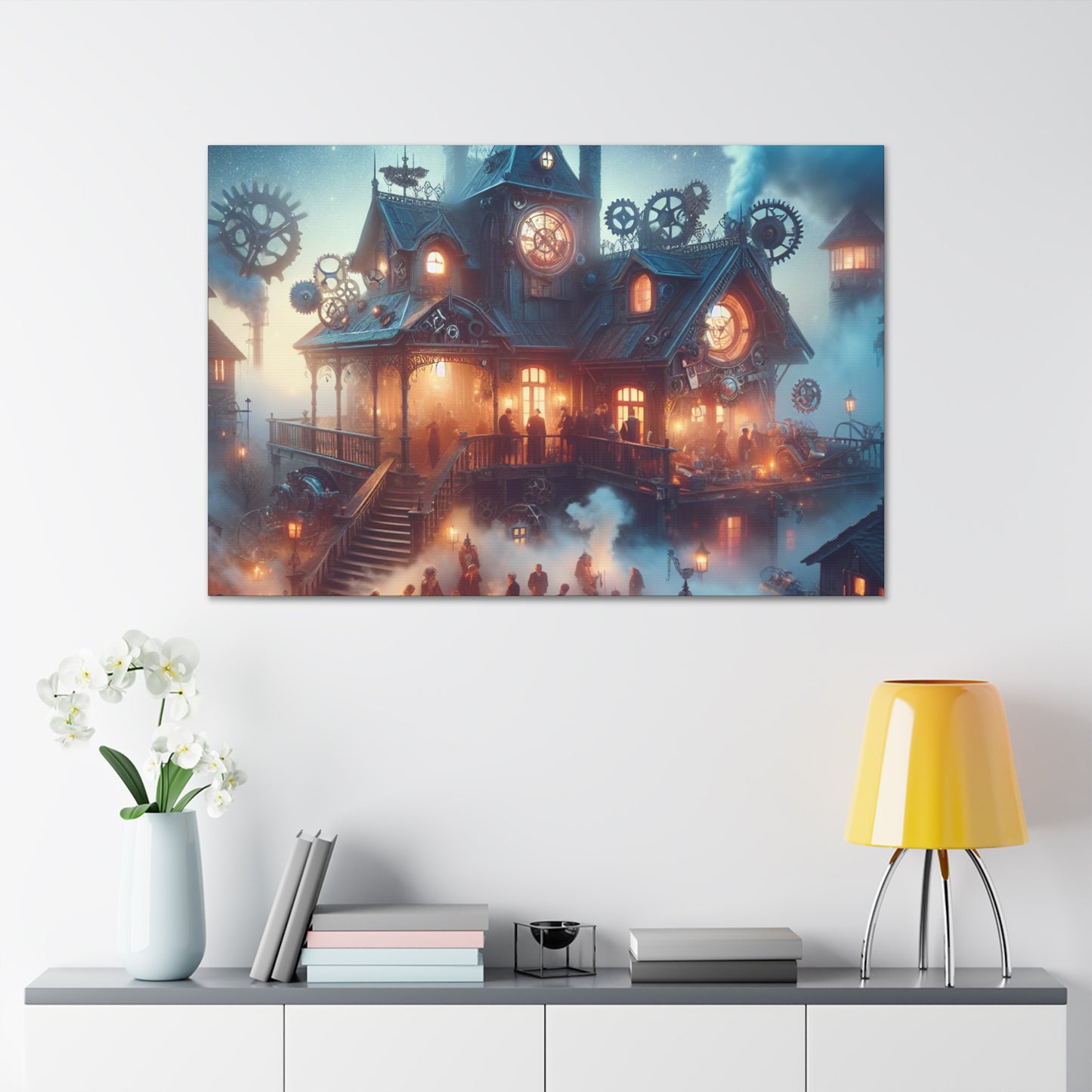 Ethereal Clockwork Soirée - Canvas