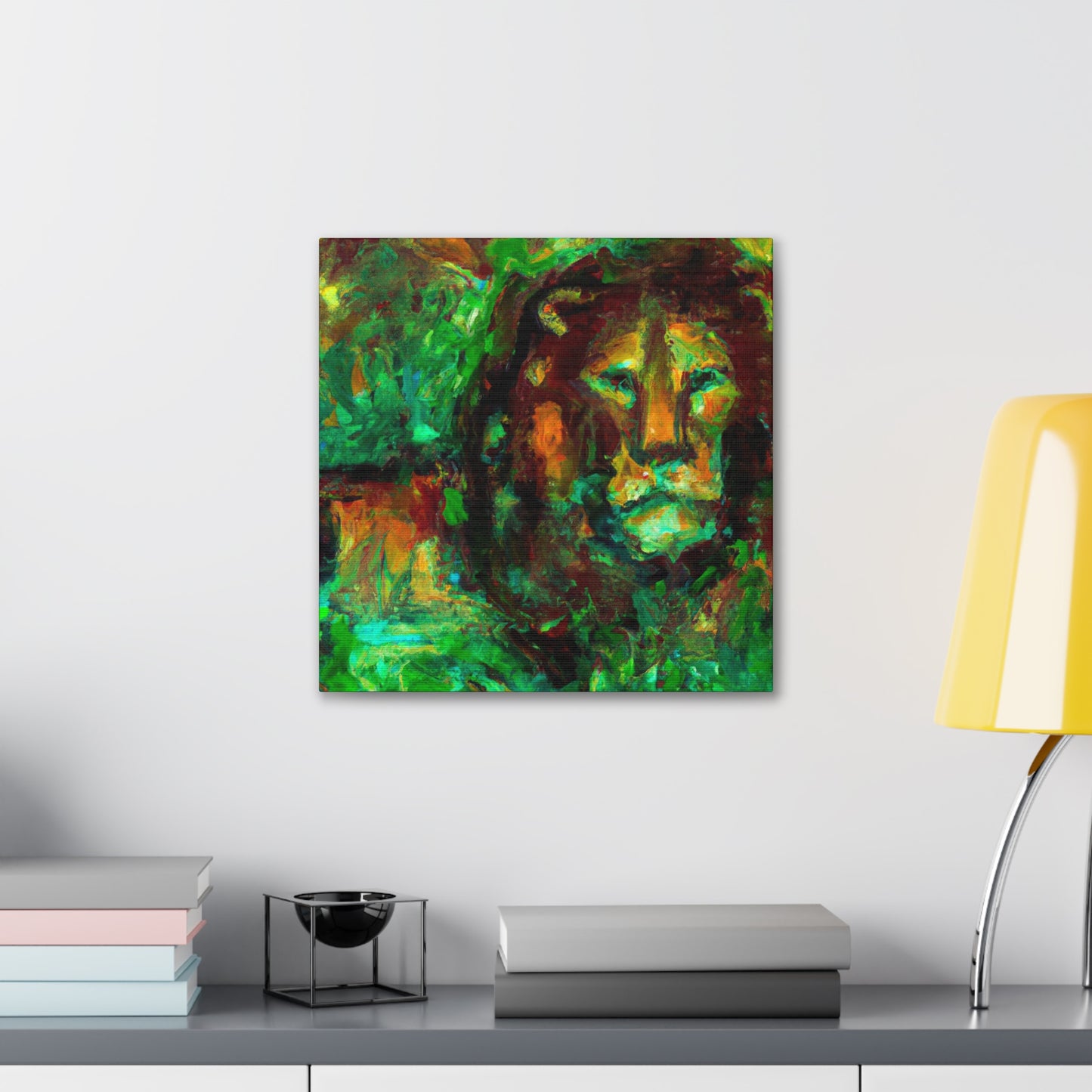 Majestic Lion Impression - Canvas