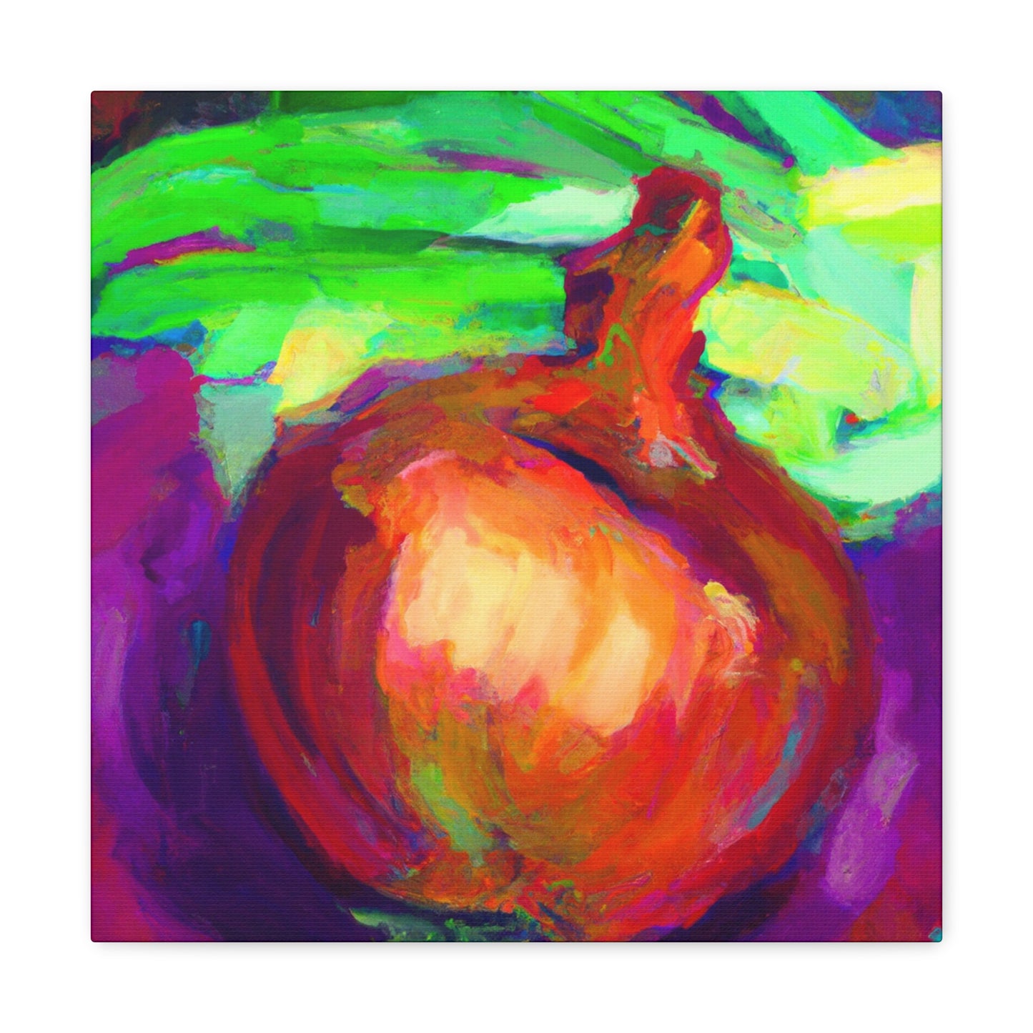 "Onion in Impressionism" - Canvas