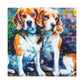 Beagle in the Meadow - Canvas