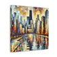 City of Steel Mirage - Canvas