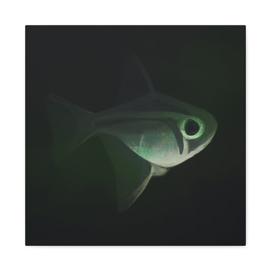 Neon Tetra Explosion - Canvas