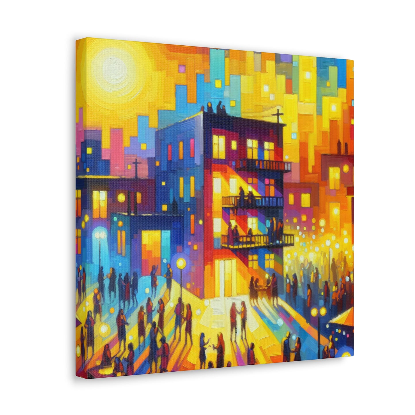 Vibrant Soirée Reverie - Canvas