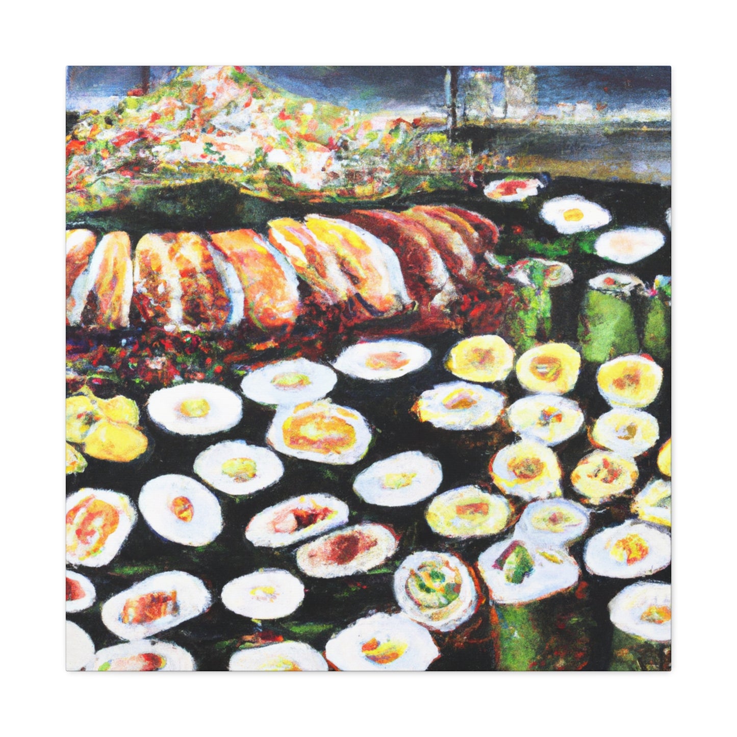 Sushi in Impressionism - Canvas