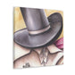 "Cowboy Hat Exuberance" - Canvas