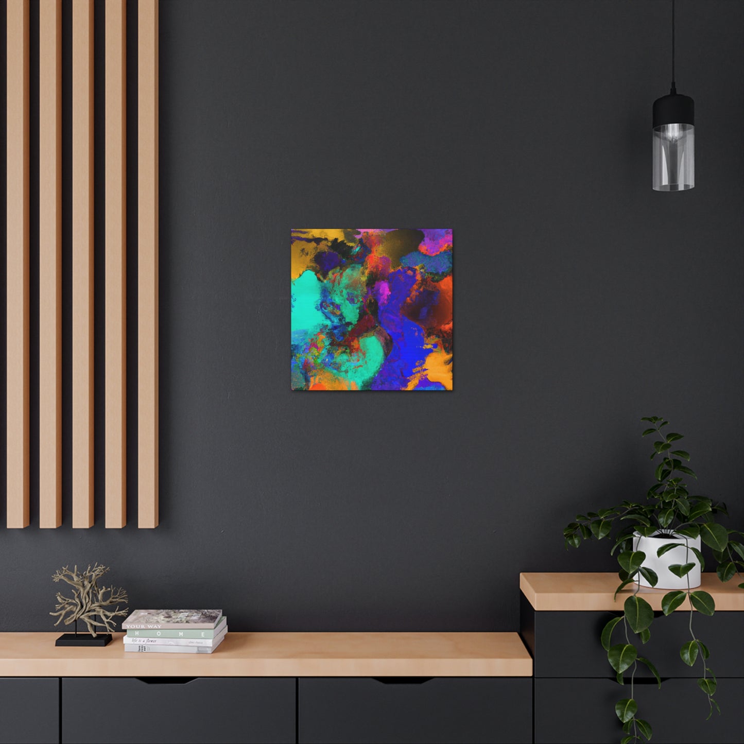 "Retropathic Prisms Splendour" - Canvas