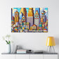 Cityscape Symphony Minneapolis - Canvas