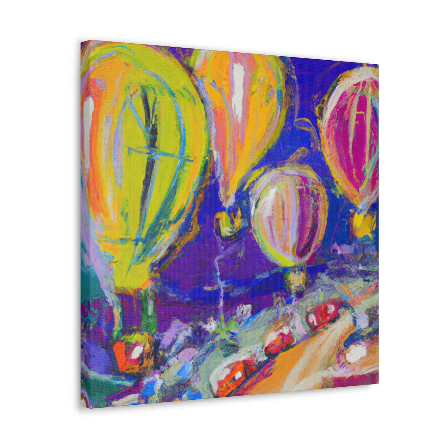 "Hot Air Balloons Ascension" - Canvas