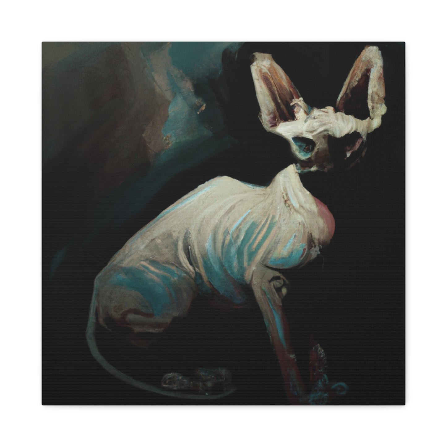 "Sphynx in Reflection" - Canvas