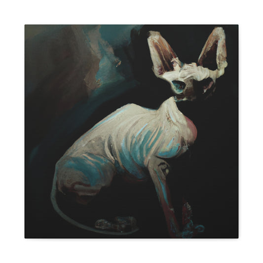 "Sphynx in Reflection" - Canvas