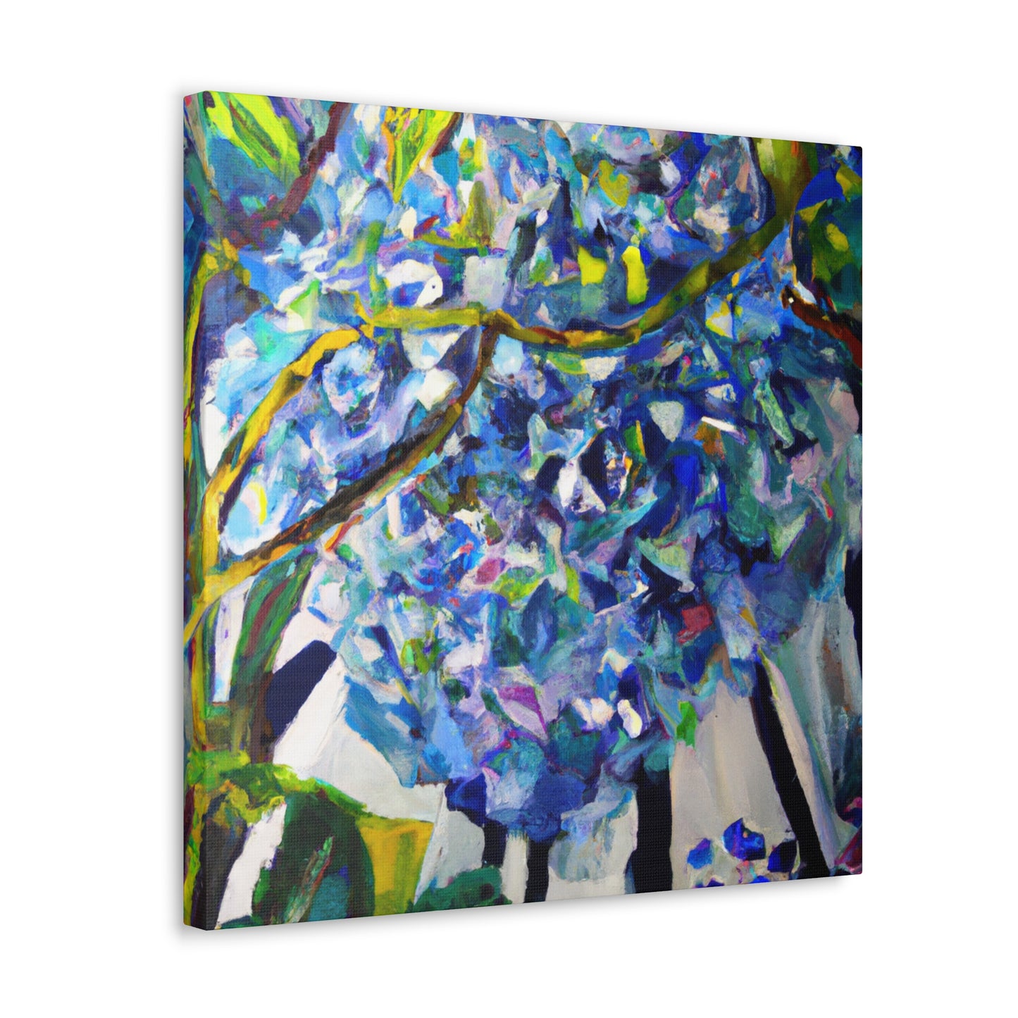 "Hydrangea in Abstraction" - Canvas