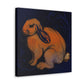 "Rabbit in the Garden" - Canvas