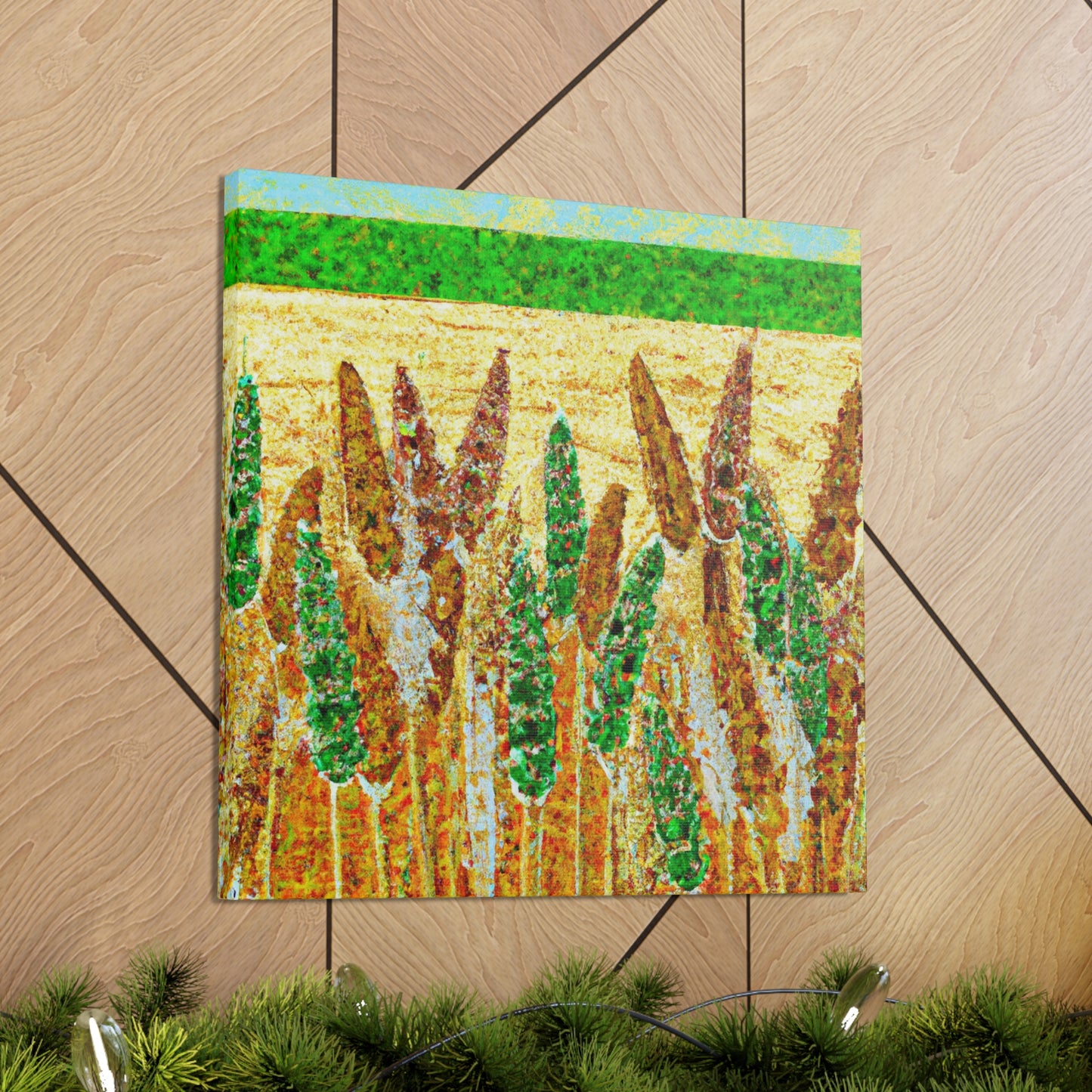 Wheat Field Sunrise - Canvas