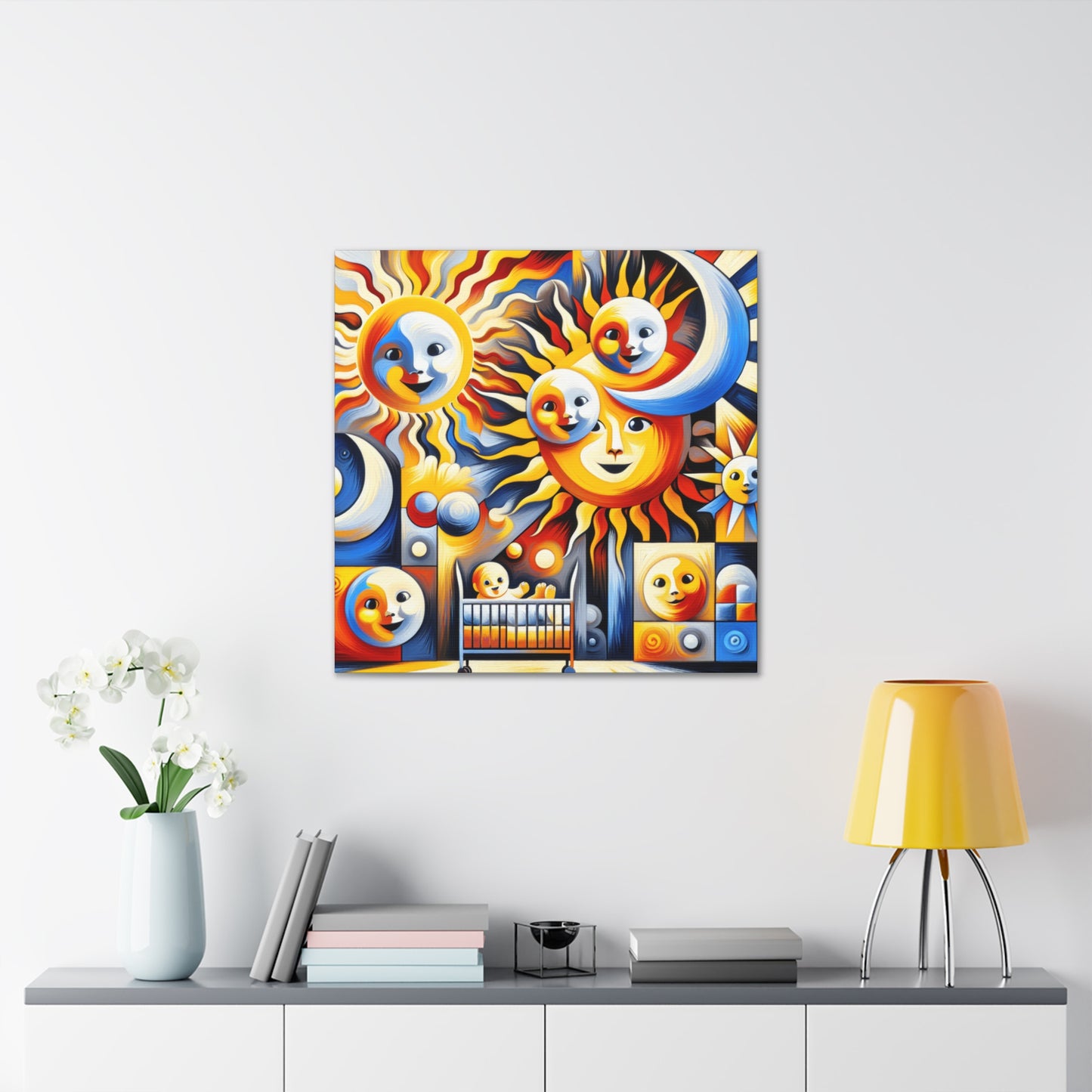 Joyful Celestial Encounters - Canvas