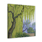 "Willow Tree in Bloom" - Canvas