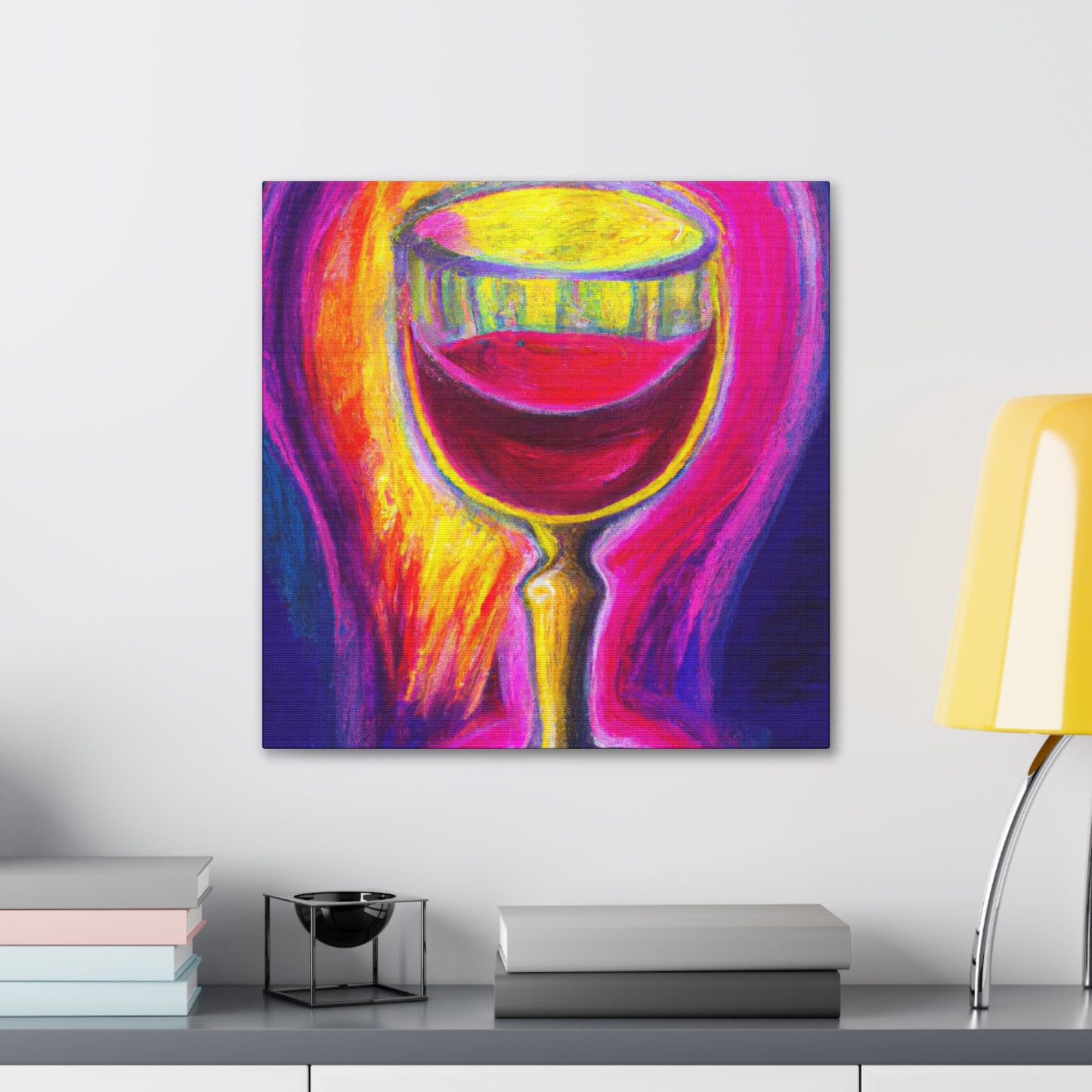 Still Life of Wine - Canvas