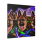 "German Shepherd Dreamscape" - Canvas