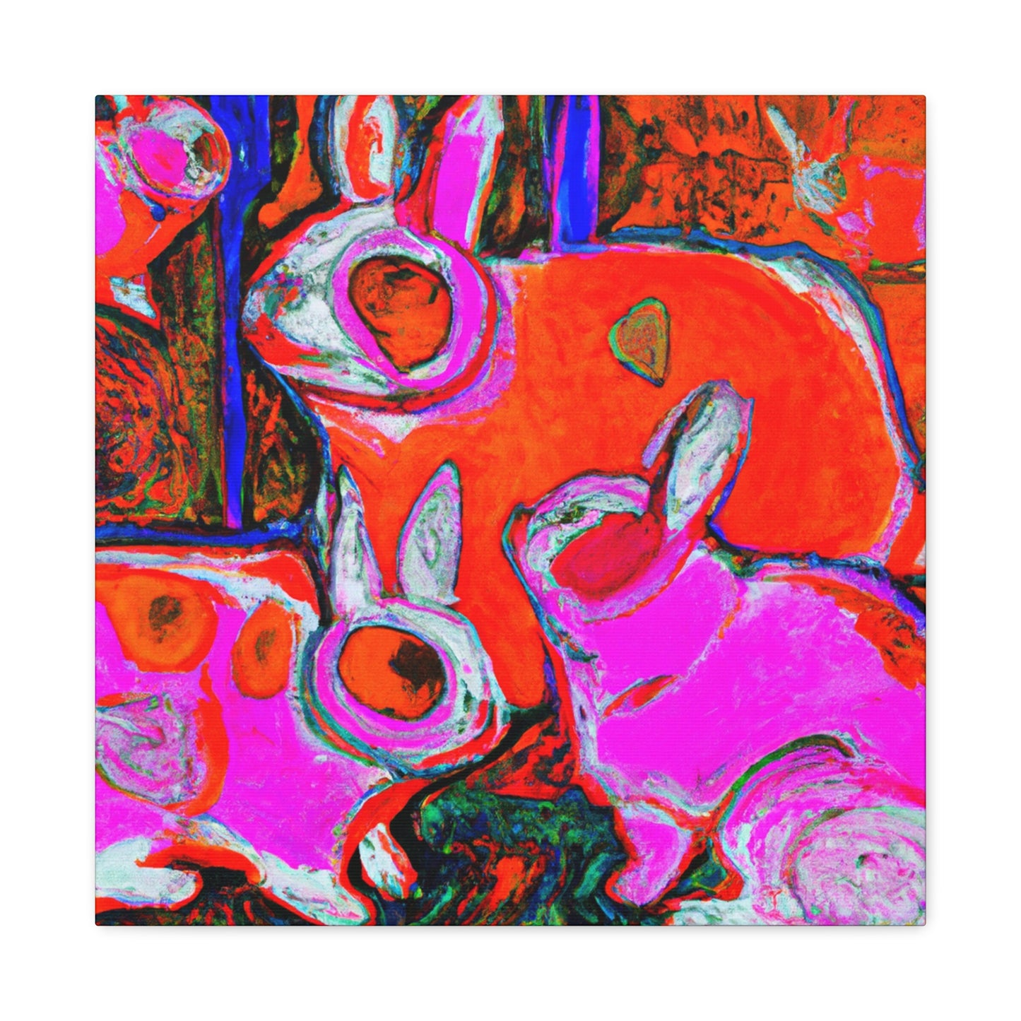 Rabbit in Wonderland Dream - Canvas