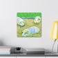 Cute Guinea Pig Painting - Canvas