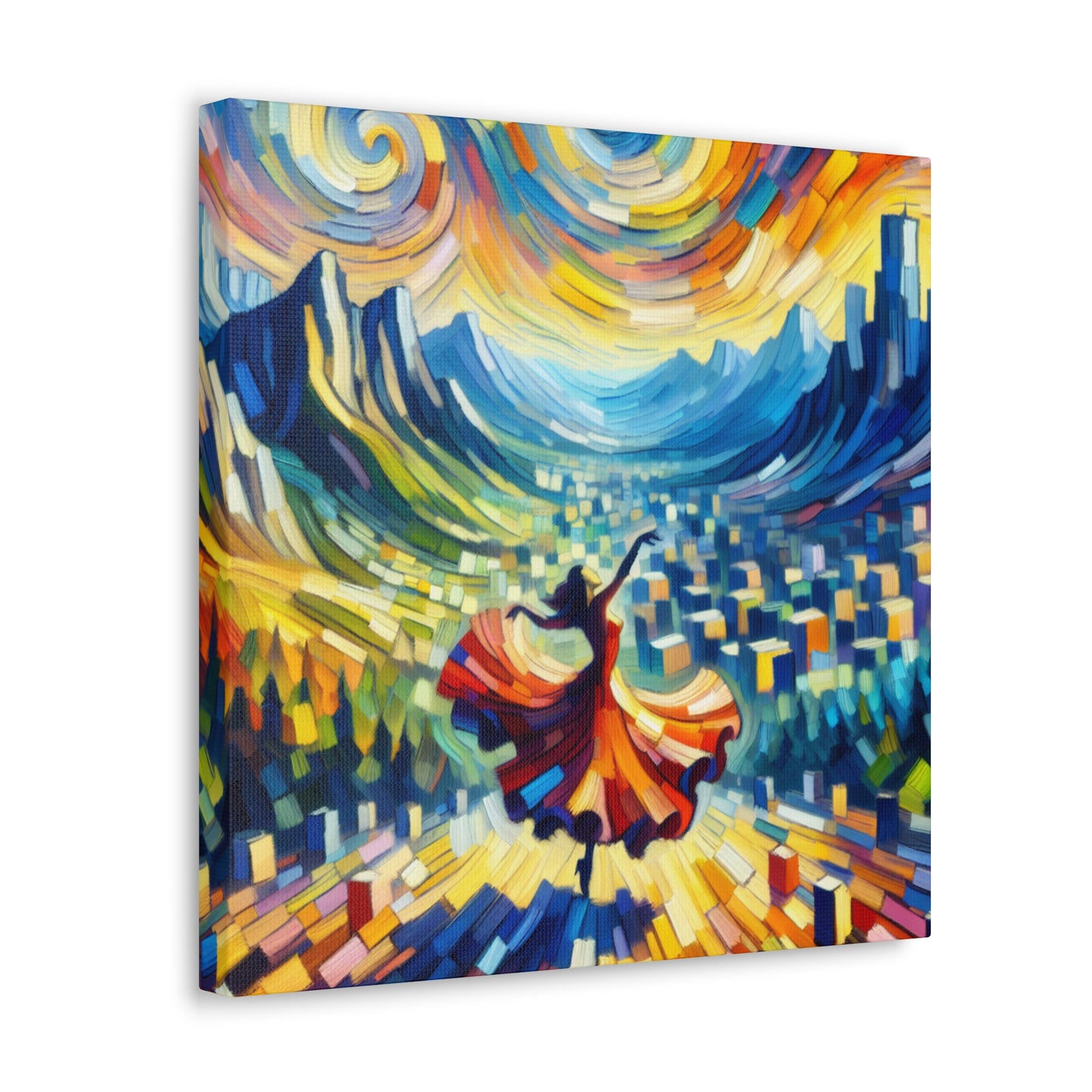 Vibrant Dancing Melodies - Canvas