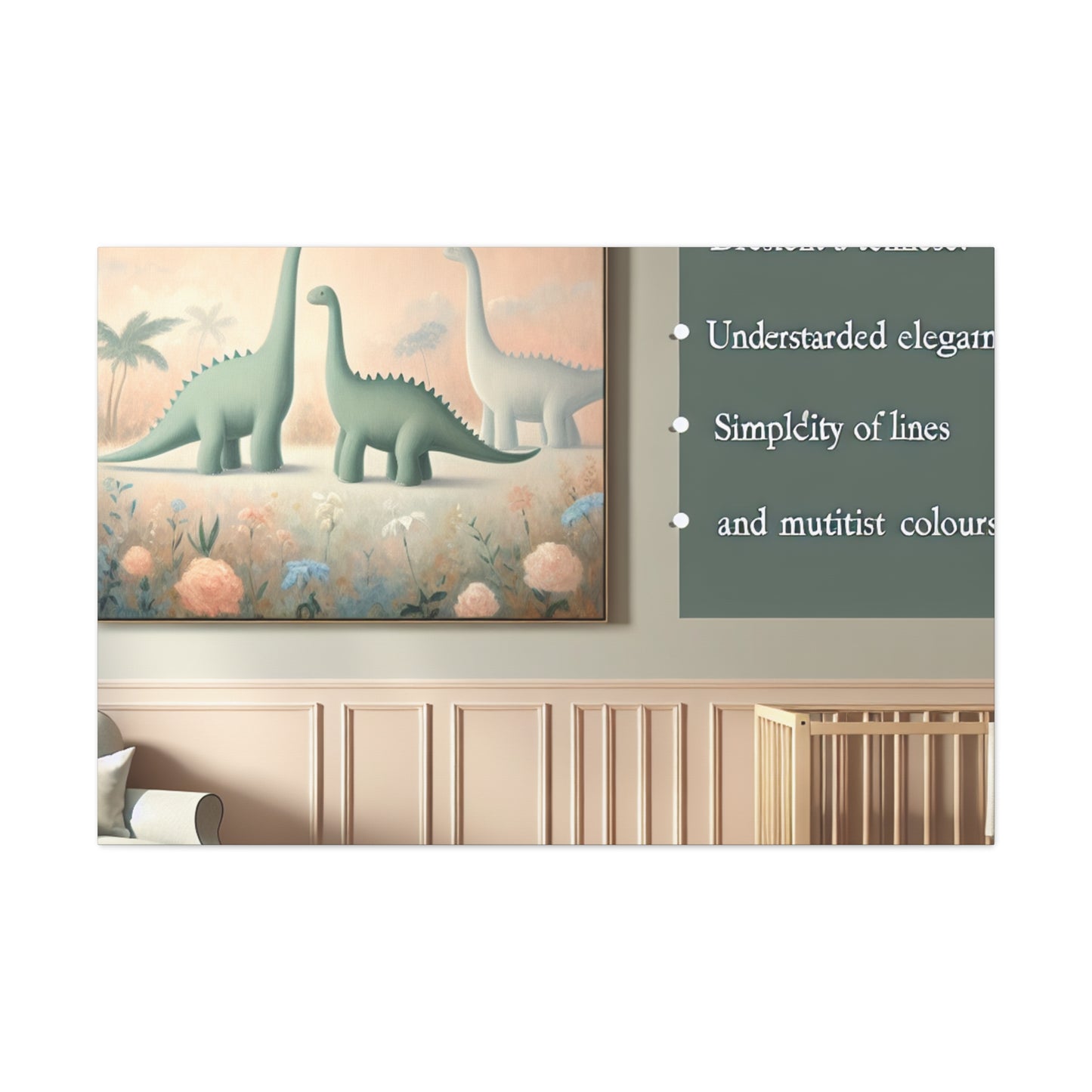 Whimsical Prehistoric Dreams - Canvas