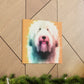 Old English Sheepdog Joy - Canvas