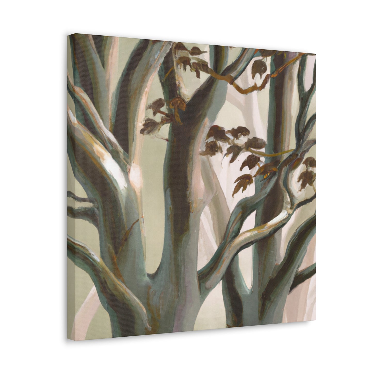 Beeches in Moonlight. - Canvas