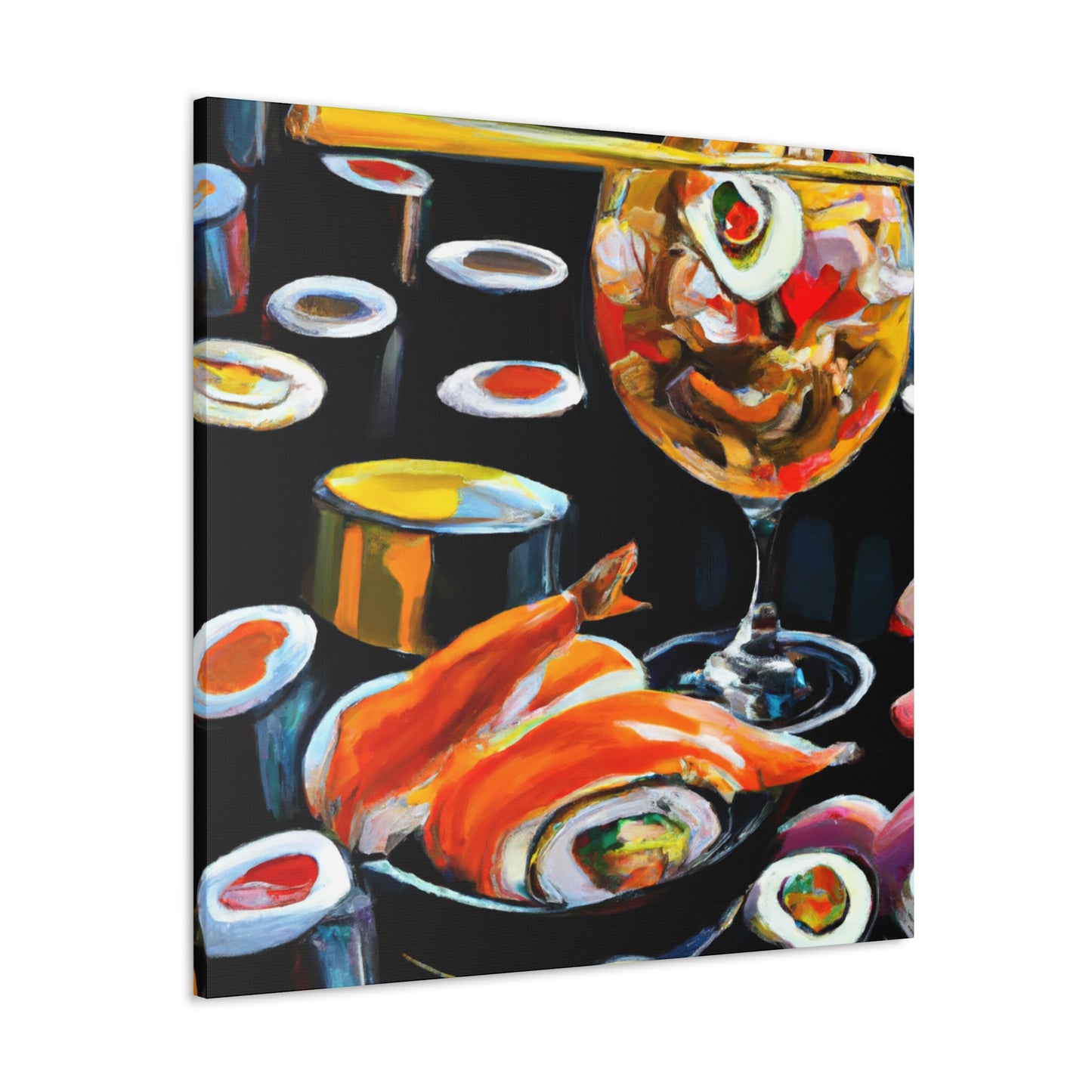 Sushi Through Tradition - Canvas