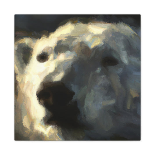 Polar Bear in Color - Canvas