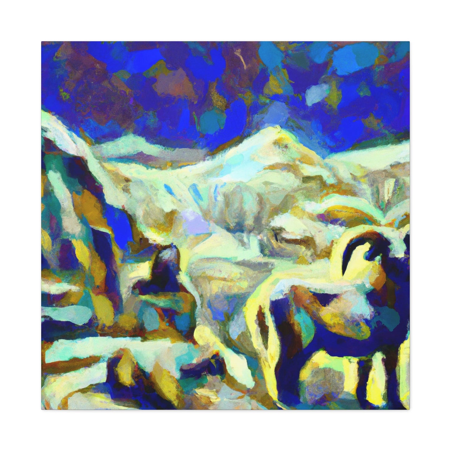 Mountain Goat Liberation - Canvas