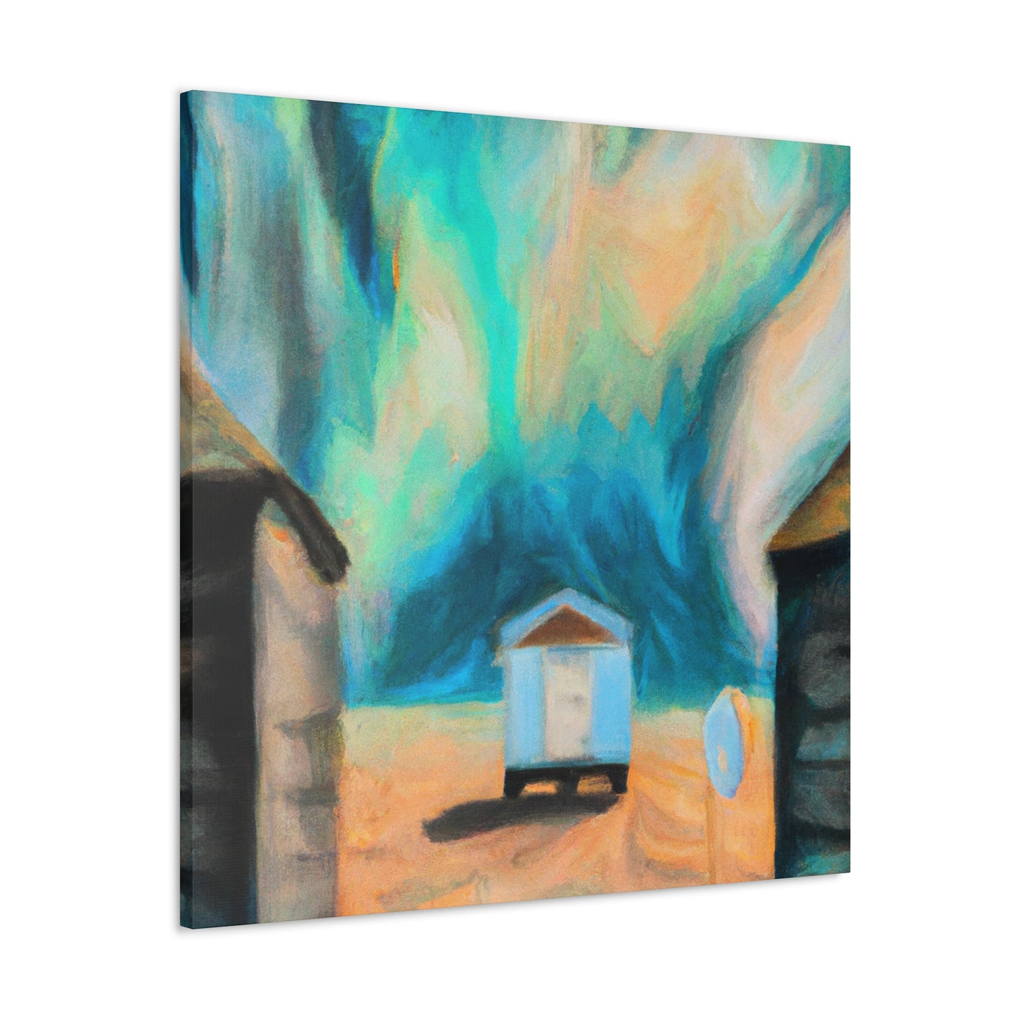 "Beach Hut Fantasy Dream" - Canvas