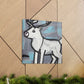 "Reindeer Winter Mural" - Canvas