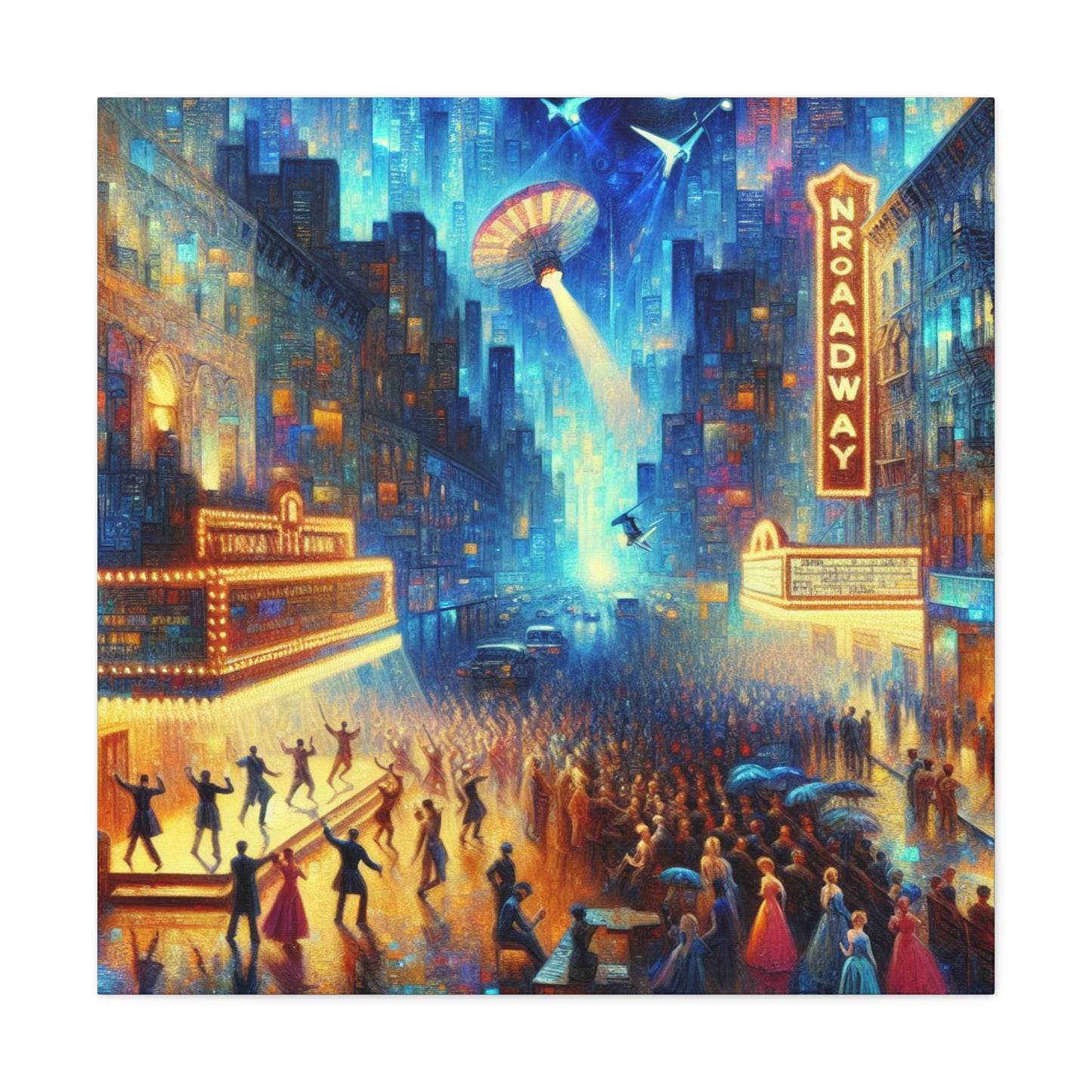 "Enchanting Broadway Performance" - Canvas