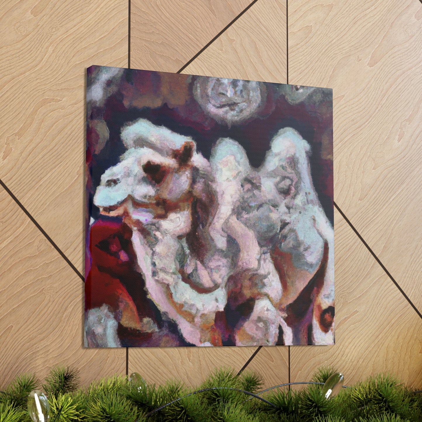 "Bactrian Camel Dreamscape" - Canvas