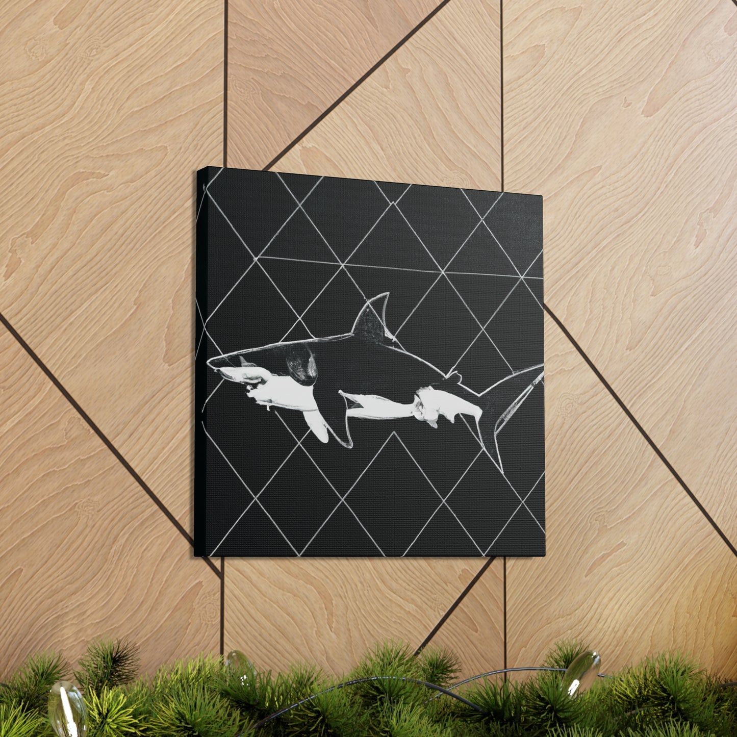 "Justice of the Sharks" - Canvas