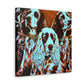 "Lively English Springer Spaniel" - Canvas